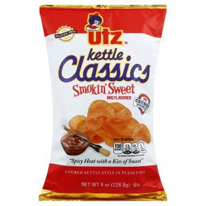 Utz - 8oz Smokin Sweet Kettle Chips
