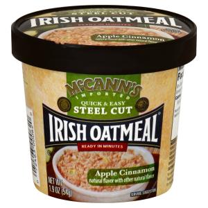 mccann's - Quick Steel Apple Cinnamon Irish Oatmeal