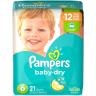 BABY DRY JUMBO DIAPERS SIZE 6