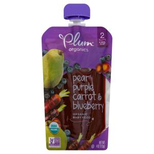 Plum Organics - Stage 2 Pear Purple Carrot Blueberry