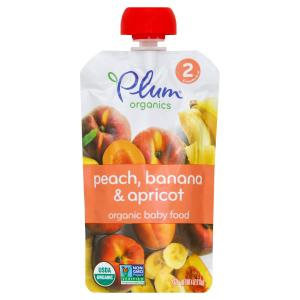 Plum Organics - Stage 2 Peach Banana Apricot