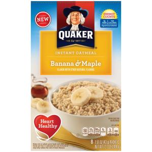 Quaker - Banana Maple Inst Oatmeal