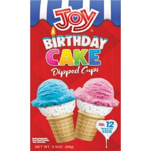 Joy Cone - Birthday Cake Dipped Cups 3.5oz