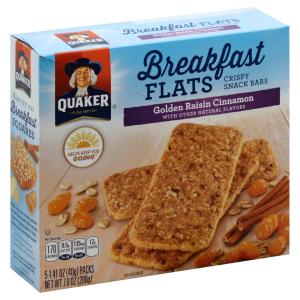 Quaker - Breakfast Flats Cinn Raisin