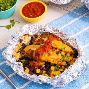 Chicken Burrito Bowl Foil Packs - Essential Everyday