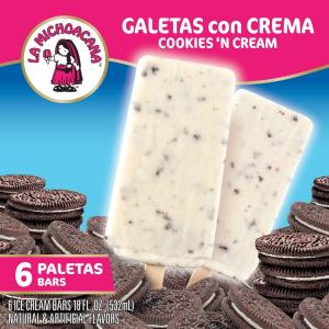 la Michoacana - Cookies & Cream ic Bars