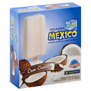 Helados Mexico - Coconut Cream Paletas 6 ct
