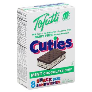 Tofutti - Cuties Frzn Dessrt Mnt Chc Chp