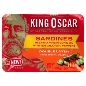 King Oscar - Dbl Layer Sardines W Peppers
