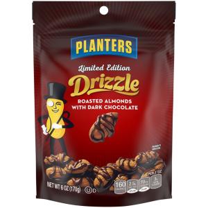 Planters - Drizzle Roasted Almonds with Dark Choc