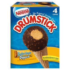 Drumstick - Drumstick 4ct Butterfinger