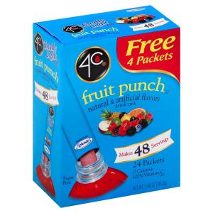 4c - Fruit Punch Drink Mix to go