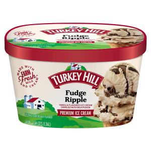 Turkey Hill - Fudge Ripple Ice Cream Tub
