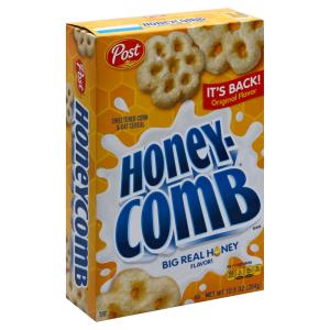 Post - Honey Combs Sweetened Corn Oat Cereal