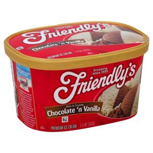 friendly's - Chocolate N Vanilla Premium Ice Cream