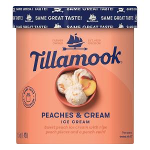 Tillamook - Ice Cream Peaches & Cream
