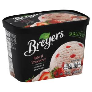 Breyers - Natural Strawberry Ice Cream Tub