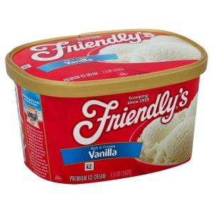 friendly's - Vanilla Ice Cream Tub