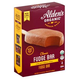 Julie's - Ice Crm Bar Fudge 4pk Org