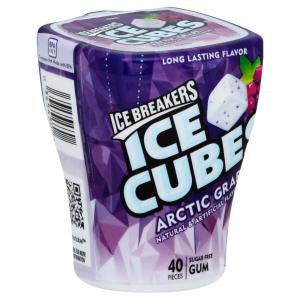 Ice Breakers - Ice Cube Grape Gum Btl