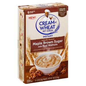 Cream of Wheat - Inst Hot Maple Brown Sugar W Walnuts