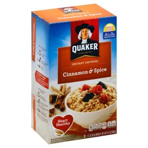 Quaker - Instant Oatmeal Cinn Spice