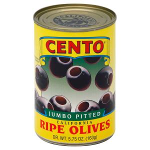 Cento - Jumbo Pitted Black Olives