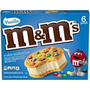M&m's - M M Ice Cream Sandwich 6pk