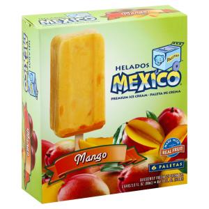 Helados Mexico - Mango Cream Paletas 6 ct