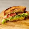 Maple-Brown Sugar Pancetta BLT with Avocado and Basil Aioli - Sensei Farms