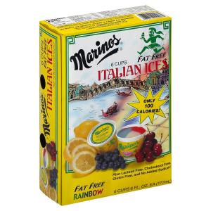 Marinos - Sugar Free Rainbow Italian Ices