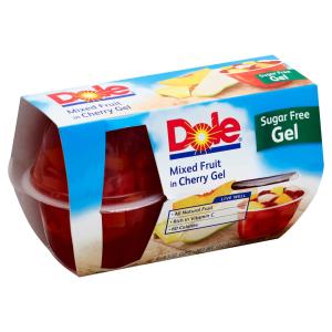 Dole - Mixed Fruit in Cherry Gel S F