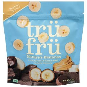 Trufru - Natures Banana Frzn in pb and Dark Choc