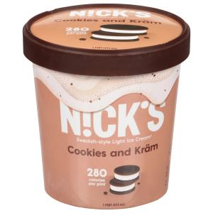 Nick's - Cookies and Kram Light Ice Cream