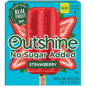 Outshine - Bar Nsa Strawberry 6ct