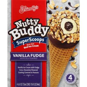 friendly's - Nutty Buddy Vanillafudge Cone