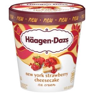 haagen-dazs - ny Strawberry Cheesecake Ice Cream