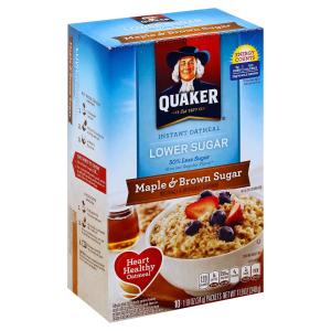 Quaker - Oatmeal 50 ls Maple Brown