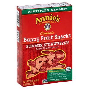 annie's - Organic Bunny Frt Snk Smr Strawberry