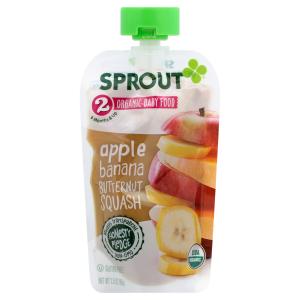 Sprout - Organic Stage 2 Apl Banana Btrnut Squash