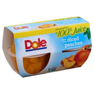 Dole - Peaches Fruit Cups 4pk