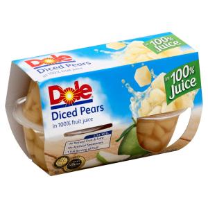 Dole - Pears Fruit Cups 4pk