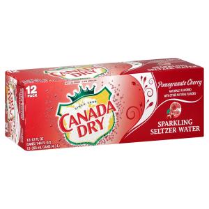 Canada Dry - Pomegranate Cherry Seltzer 12p