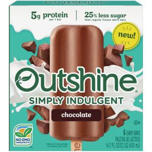 Outshine - Bar si Chocolate 6ct