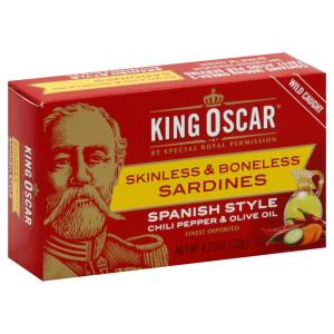 King Oscar - Sknl Bnls Spanish Sardines