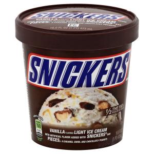 Snickers - Reduced Fat Ice Cream