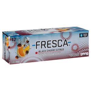 Fresca - Soda Blk Chry 122k12oz