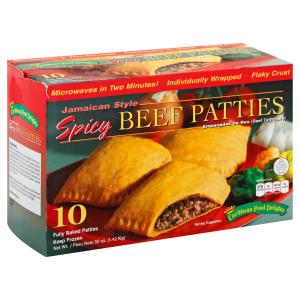 Caribbean Food - Spicy Beef Patties Family Pack