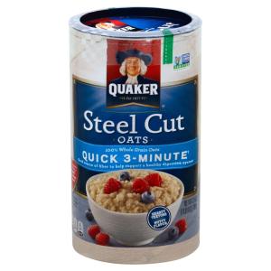 Quaker - Steel Cut Whole Grain 3 Minute Oats