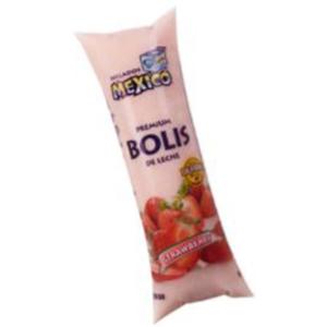 Helados Mexico - Strawberry Cream Bolis Tube